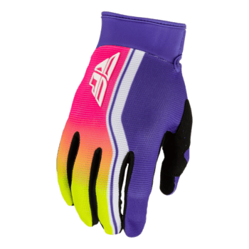 FLY Racing F-16 2027 Raze Gloves - Purple - Red - Yellow