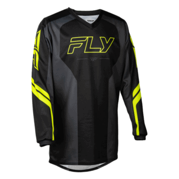 FLY Racing F-16 2027 Raze Jersey - Black - Grey - Front