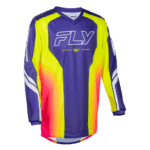FLY Racing F-16 2027 Raze Jersey - Purple - Red - Yellow - Front