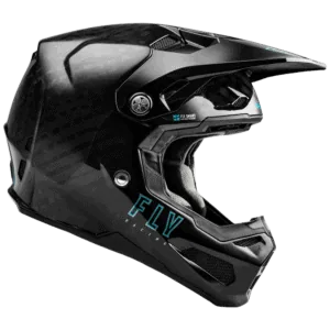 FLY Racing Formula S Solid Carbon Helmet - Black - 01
