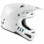 FLY Racing Formula S Solid Carbon Helmet - White - 01