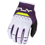 FLY Racing Kinetic 2024 Reload Gloves - Deep Purple - White - Hi Vis