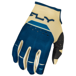 FLY Racing Kinetic 2024 Reload Gloves - Ivory - Navy - Cobolt
