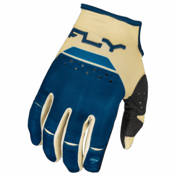 FLY Racing Kinetic 2024 Reload Gloves - Ivory - Navy - Cobolt