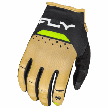 FLY Racing Kinetic 2024 Reload Gloves - Khaki - Black - Hi Vis