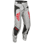 FLY Racing Kinetic 2025 SYM Bottoms - Light Grey - Red - Black