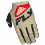 FLY Racing Kinetic 2025 SYM Gloves - Light Grey - Red - Black - 01