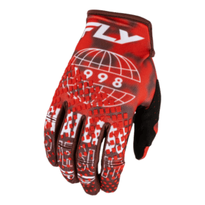 FLY Racing Kinetic 2027 Blur Gloves - Red - Maroon