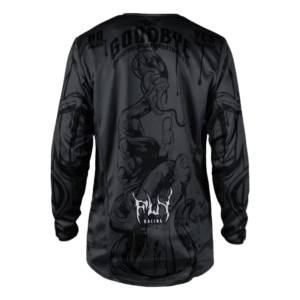 FLY Racing Kinetic 2027 Dark Series Jersey - Grey - Black - Back