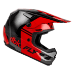 FLY Racing Kinetic DBK 2027 Helmet - Black Red Grey 02