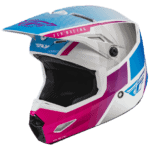 FLY Racing Kinetic Drift Helmet - Pink - White - Bliue