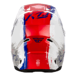 FLY Racing Kinetic Drip Helmet - Red - White - Blue - 03