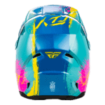 FLY Racing Kinetic Drip Helmet - Turquioise - Pink - Yellow - 04