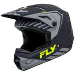 FLY Racing Kinetic Menace Helmet - Matte Grey - Hi Vis