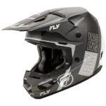 FLY Racing Kinetic Rally Helmet - Matte Grey - Black - White