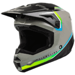 FLY Racing Kinetic Vision Helmet - Grey - Black