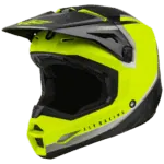 FLY Racing Kinetic Vision Helmet - Hi Vis - Black