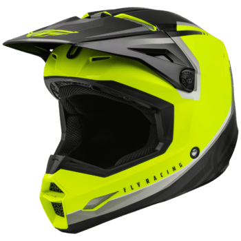 FLY Racing Kinetic Vision Helmet - Hi Vis - Black
