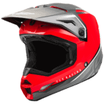 FLY Racing Kinetic Vision Helmet - Red - Grey