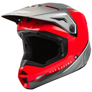FLY Racing Kinetic Vision Helmet - Red - Grey