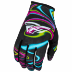 FLY Racing Lite 2024 Gloves - Black - Pink - Electric Blue