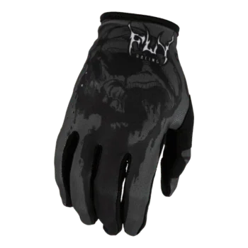 FLY Racing Lite 2027 Dark Series Gloves - Grey Black