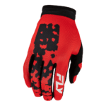 FLY Racing Lite 2027 Flake Gloves - Red - Black