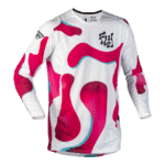 FLY Racing Lite 2027 Vibe Jersey - White Pink Blue - Front