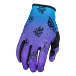 FLY Racing Lite Outline 2026 Gloves - Purple - Blue - Black