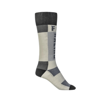 FLY Racing MX Thick Socks - Grey - Black