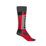FLY Racing MX Thick Socks - Red - Black