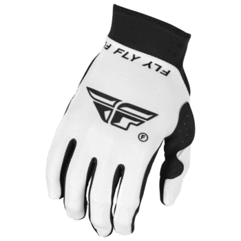FLY Racing Pro Lite 2025 Gloves - White Black
