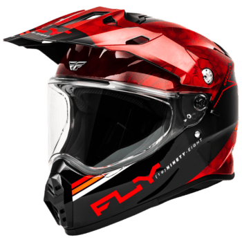 FLY Racing Trekker Kryptek Conceal Helmet - Red - Black