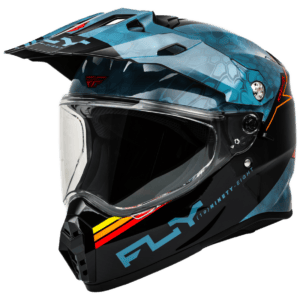 FLY Racing Trekker Kryptek Conceal Helmet - Slate - Black - Red