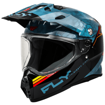 FLY Racing Trekker Kryptek Conceal Helmet - Slate - Black - Red