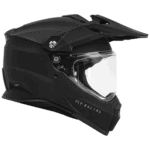 FLY Racing Trekker Solid Helmet - Matte Black - 02