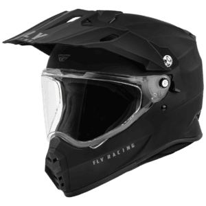 FLY Racing Trekker Solid Helmet - Matte Black