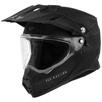 FLY Racing Trekker Solid Helmet - Matte Black