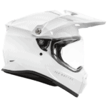 FLY Racing Trekker Solid Helmet - Matte Black - White - 02