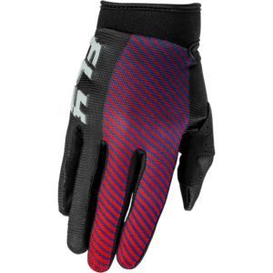 Fly Racing F-16 Gloves - Junior - Black - Red - Purple