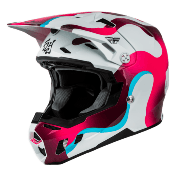 Fly Racing Formula CC Vibe Helmet - White Pink Blue