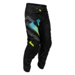 Fly Racing Kinetic Volt Bottoms Black - Grey - Teal - Yellow