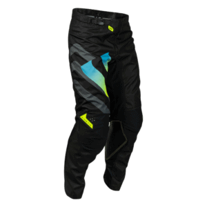 Fly Racing Kinetic Volt Bottoms Black - Grey - Teal - Yellow