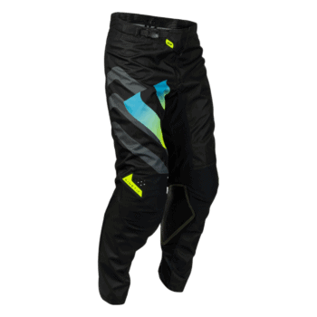 Fly Racing Kinetic Volt Bottoms Black - Grey - Teal - Yellow