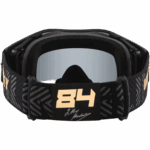 Oakley Airbrake Jeffrey Herlings Signature MX Goggles with black strap and grey lens for motocross racing.