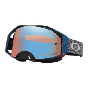 Oakley Airbrake MX Goggles - Grey Strike Strap - Sapphire Prizm Lens