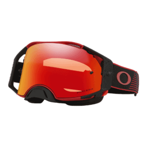 Oakley Airbrake MX Goggles - Red Black Strap - Torch Prizm Lens