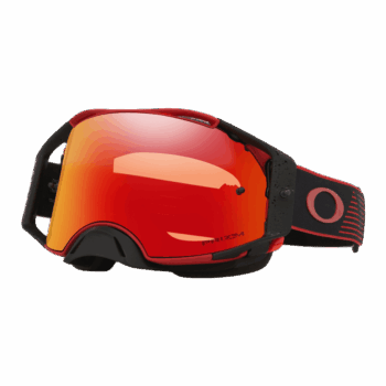 Oakley Airbrake MX Goggles - Red Black Strap - Torch Prizm Lens