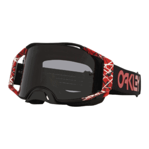 Oakley Airbrake MX Goggles - Red Eddie Strap - Dark Grey Lens