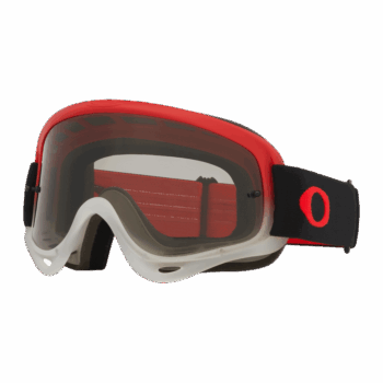 Oakley O Frame Team MX Goggle - Red - Light Grey Lens